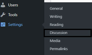 Discussion Settings WordPress